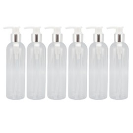 Clear Plastic Pump Bottle Dispenser Empty Refillable Massage Oil Bottle Pump for Shampoo Conditioner