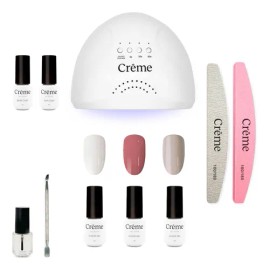 Lampara Led Uv Para Uñas Kit Gelish Individual Creme 48w Color Teddy