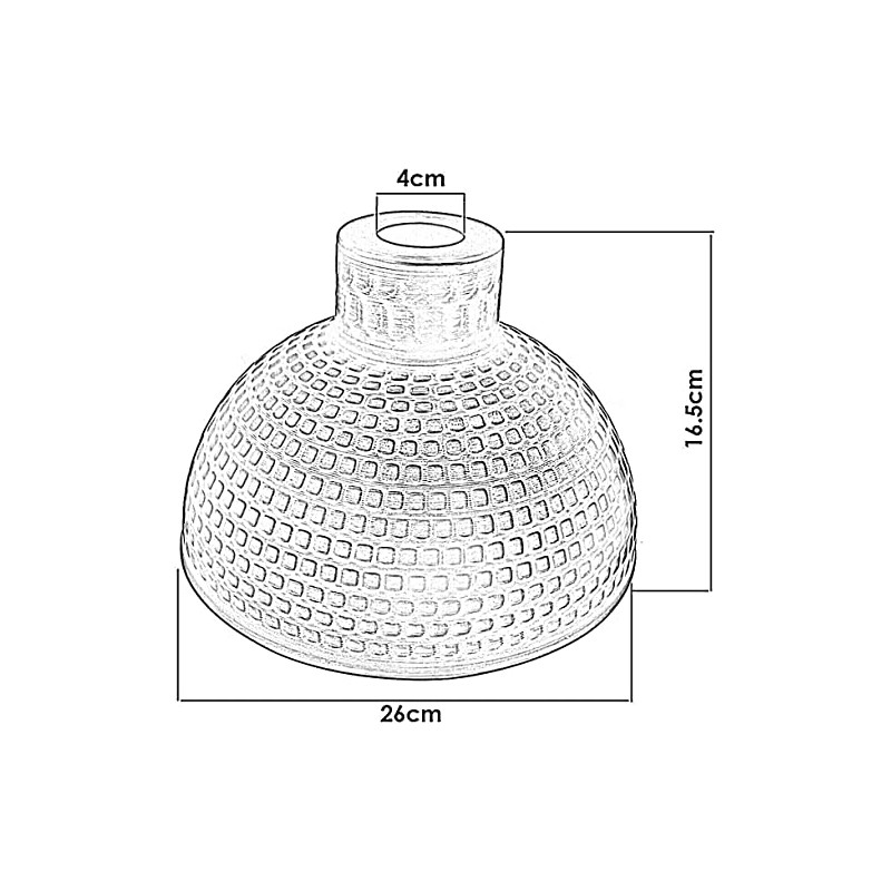 LEDSone Metal Lampshade Easy Fit Retro Industrial Ceiling Lighting Pendant
