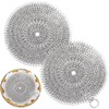 Patelai 2 Pcs Stainless Steel Pie Weights for Baking Universal