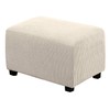 ADPON Rectangle Ottoman Cover Sofa Chaise Part Slipcover Footrest Sofa