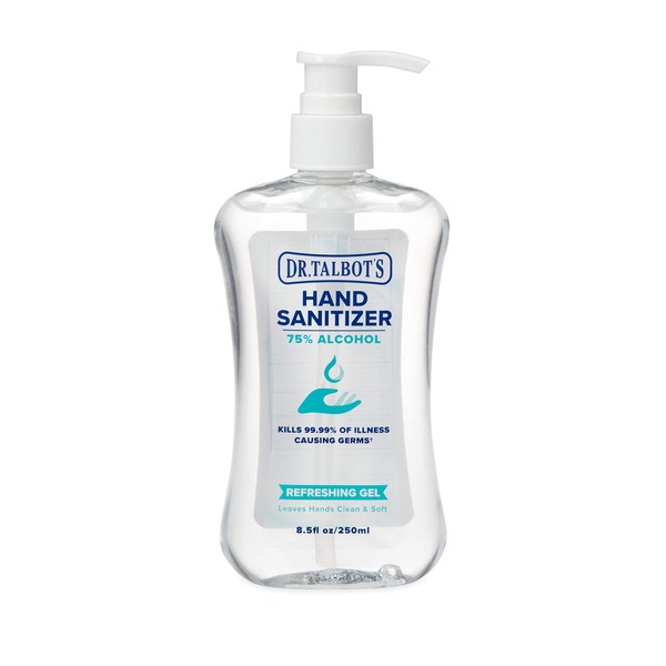 Dr. Talbot's Refreshing Gel Hand Sanitizer With Easy Pump, Fragrance