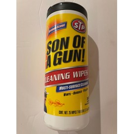 STP Son of a Gun All-in-One Car Cleaner and Ultimate Car Interior Care Products (Cleaning Wipes, 1 Pack)