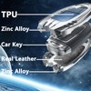 Ocezbiis For Hyundai Key Fob Cover,Keychain,Zinc Alloy Protection Car Key