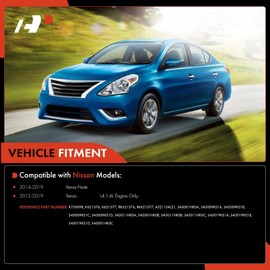 A-Premium 4Pcs Front Suspension Kit, Lower Control Arm, Sway Bar Link, Compatible with Nissan Versa 2012-2019, Versa Note 2014-2019