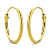 Orovi 9ct Yellow Gold Hoop Earrings, Gold