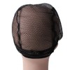 PRETYZOOM Wig Mesh Hat Adjustable Black Wig Cap for Comfortable