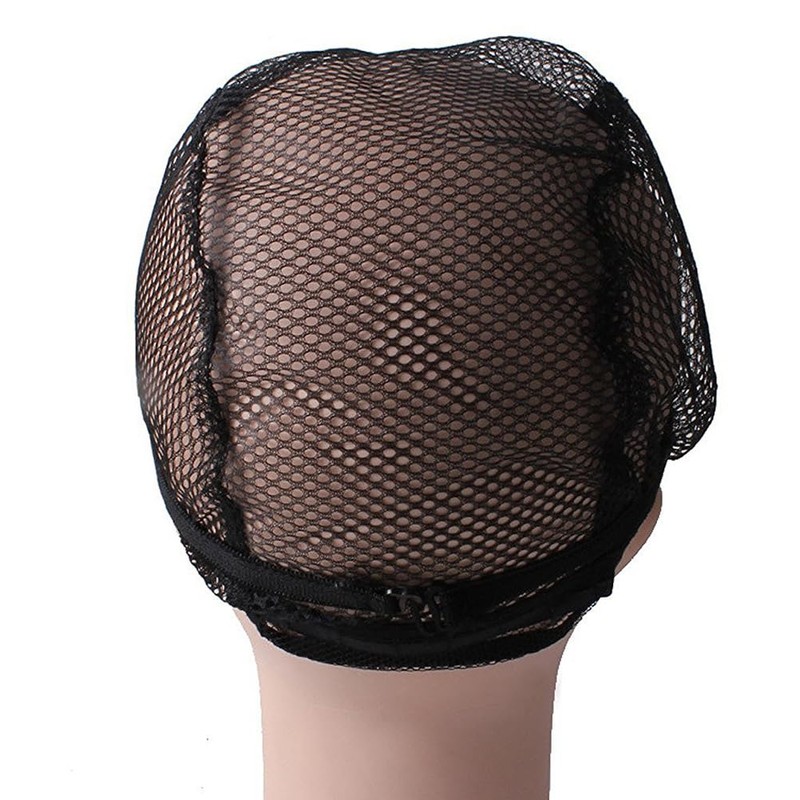 PRETYZOOM Wig Mesh Hat Adjustable Black Wig Cap for Comfortable