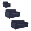 Protector Cubre Sala Elástico Ajustable Strech Fit -3 Pzas
