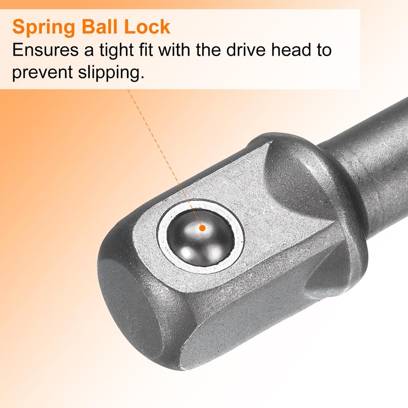 HARFINGTON Deep 6-Point Impact Socket 1/2" Drive 19mm Metric Socket