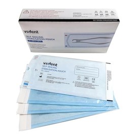 VSDent VSDent Self Sterilisation Pouches - 135x280mm (Pack Of 200)