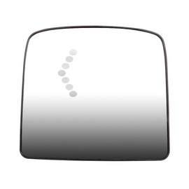 OCPTY Truck Hood Mirror Fit For 1997-2010 For International 9200 9400I 9900 Side Hood Mirror Smaller Mirror Lens Heated