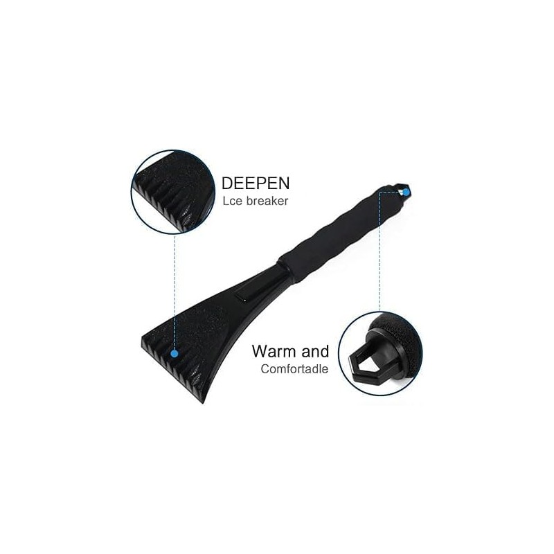 Victoper Ice Scraper for Car Windshield Scraper with Foam Handle