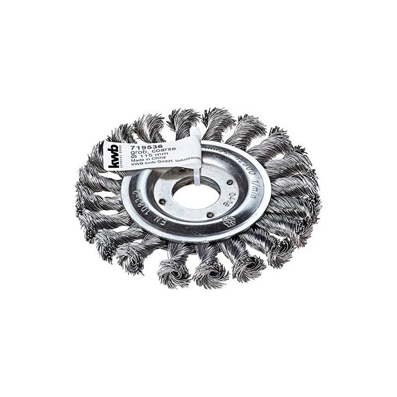 kwb AGGRESSO-FLEX® Disc Brushes, Braided HSS Steel Wire for Use