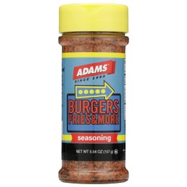 Adams Burgers, Fries & More Seasoning, 5.54 Ounce Bottle (Pack of 1)