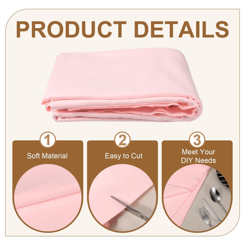 sourcing map 2Pcs Anti-Tarnish Silver Cloth, 6.6 x 3.3 ft