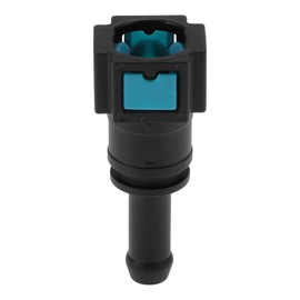 X AUTOHAUX 5/16" Fuel Line Quick Connector ID Hose for 5/16" SAE Male Connector Straight Through Seal Fittings Plastic Black Blue 1 Pc