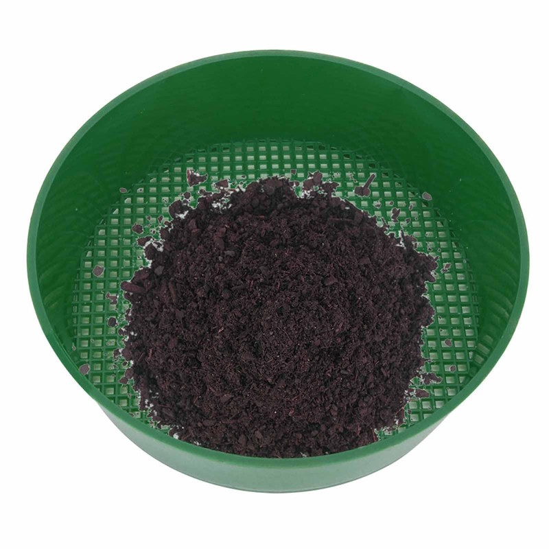 Walfront 4pcs Gardening Sieve Stackable Soil Sifting Pan Plastic Mesh