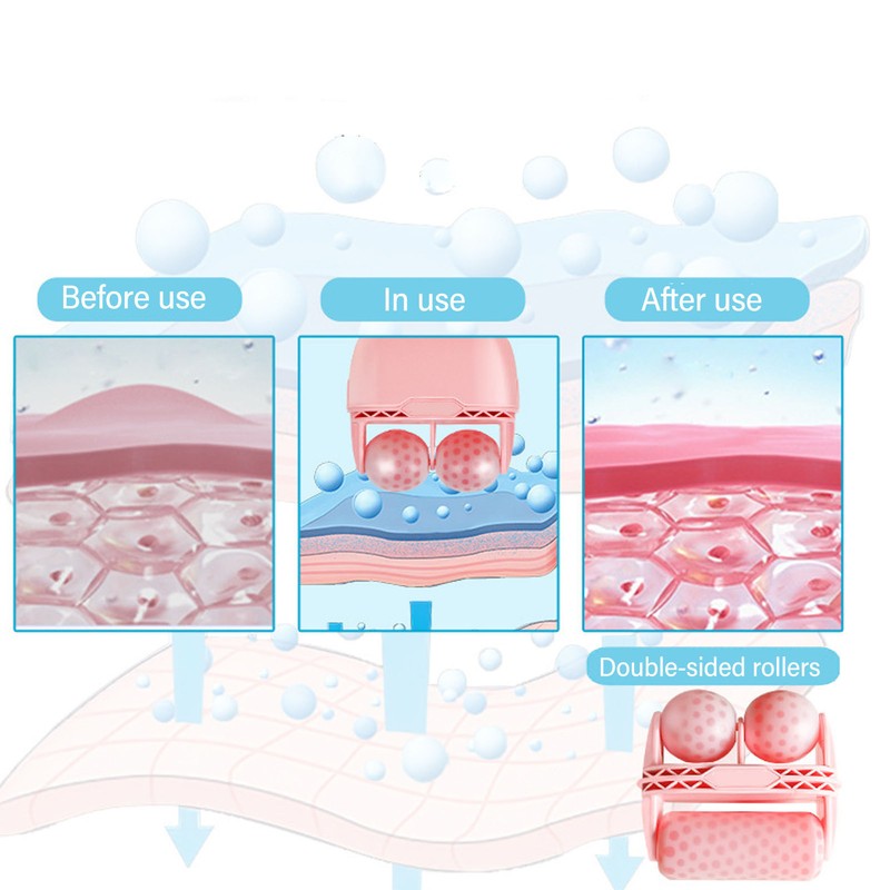 Ice Roller Double Ended Cold Compress Absorption Promotion Compact Ice