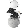 BRUBAKER Decorative Astronaut Skateboarder on the Moon 24 cm Spaceman