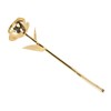 24K Gold Plated Rose Clear Texture Romantic Exquisite Long Lasting