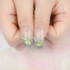 Sethaxy Handmade Nail Tip, Long Ballerina Tip, Rose, Press-On Nail,