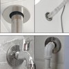 4 Pack Stainless Steel Pipe Covers, Wall Split Flanges Pipe