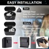 2-Pack Car Trash Can With Lid, Hanging Mini Vehicle Bin,