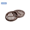 sourcing map 12Pcs 80mm/3.15" Circular Soffit Air Vents, Plastic Soffit