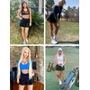 Ekouaer Athletic Skorts for Women 2 Layer Tennis Golf Skirts
