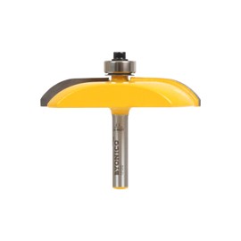 YONICO Raised Panel Cabinet Door Router Bits 2-1/2-Inch Diameter Cove 1/4-Inch Shank 12133q