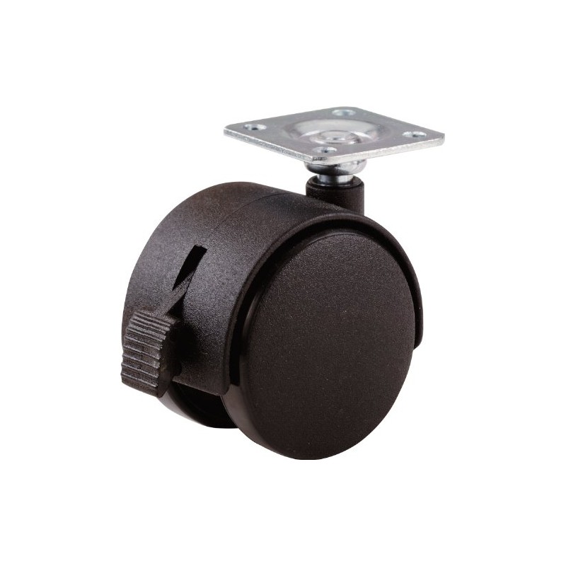 Shepherd Hardware 9579 2-Inch Office Chair Caster, Twin Wheel with