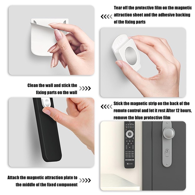 UEAVOID Pack of 3 Magnetic Holder, Remote Control Holder, Magnetic