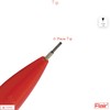 0.7mm FLAIR X-Tra Strong 2B Mechanical Pencils Rubber Tipped (RED