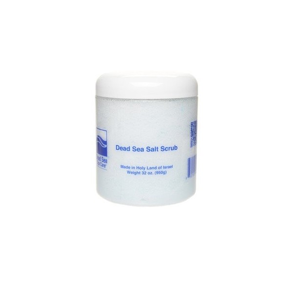 Body Scrub, 32 oz Almond Dry Salt Scrub, Dead Sea Spa Care