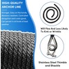 Premium Anchor Rope 150 ft x 3/8 inch, Solid Braid
