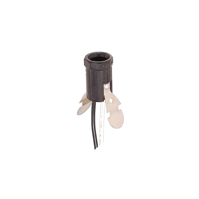 B&P Lamp® Keyless Candelabra Socket with Spring Clip