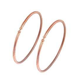 Pure Copper Adjustable Anklet Kada Set! Traditional Tube Design Leg Kada for Men and Women | Elegant Ethnic Copper Ankle Jewelry for Daily Wear Healing & Style (1 Pair)