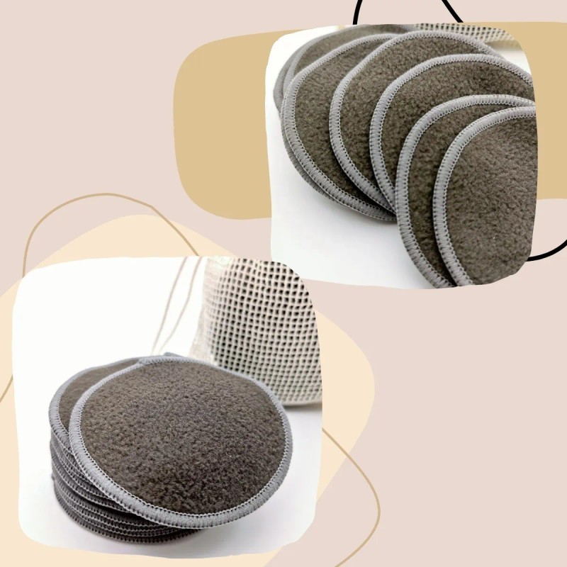 4 Toallas Desmaquillantes Facial Reutilizable Ecológicas