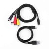 AV A/V TV Video Audio + USB Cable Cord for