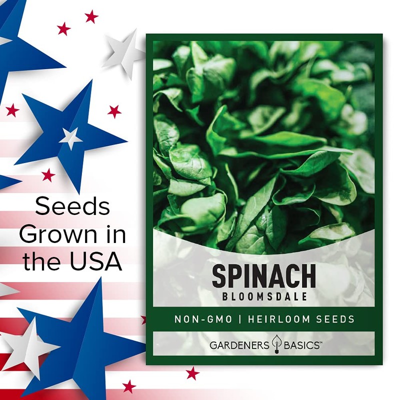 Gardeners Basics, Bloomsdale Spinach Seeds for Planting is A Great