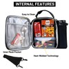 MIER Lunch Bag Small Cool Bag Expandable Cooler Bag for