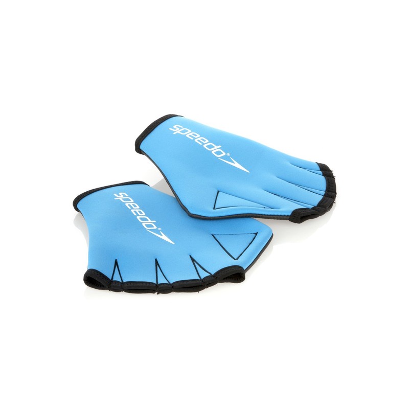Speedo Unisex Adult Aqua Glove Gloves, Blue, M