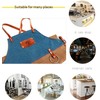 Unisex Restaurant Canvas Aprons Kitchen Barbecue Cooking Apron Bartender Avental