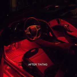 C7 Map Light Color Tinting for 2014-2019 Stingray, Z51, Z06, Grand Sport Corvette (Red)