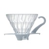 Hario V60 Glass Coffee Dripper, White, Size 1