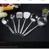 Abcsea 6 Piece Kitchen Utensils Set, Cooking Spoon, Stainless Steel
