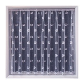 White Net Curtain - Buxton - 60'' Drop - Sold By The Metre