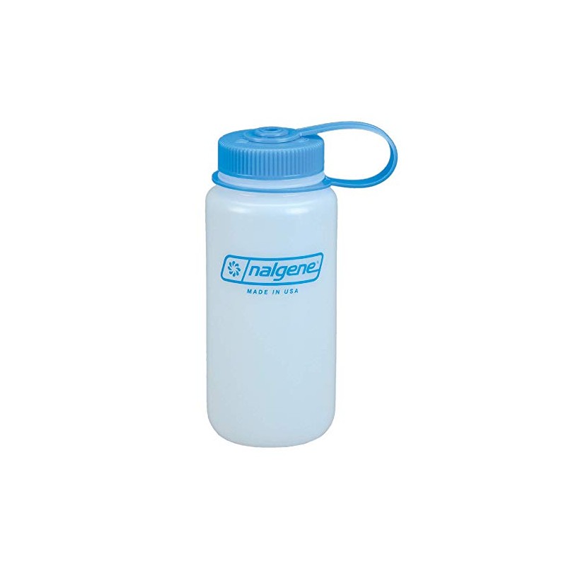 Nalgene Aufbewahrungsdosen HDPE Flasche Loop-Top, Weiß, 0.5 Liter