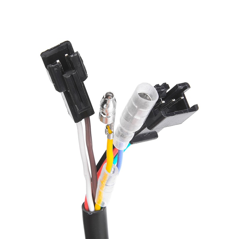 1 Pair Universal LED Voltage Display Twist Throttle for 12‑99V